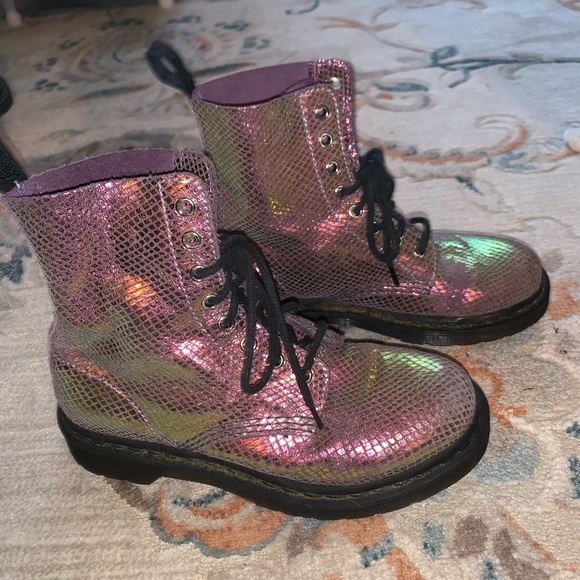 Dr. Martens | Shoes | Rare Vintage Dr Martens Iridescent Mermaid Pascal ...